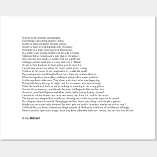 J. G. Ballard Quotes Posters and Art